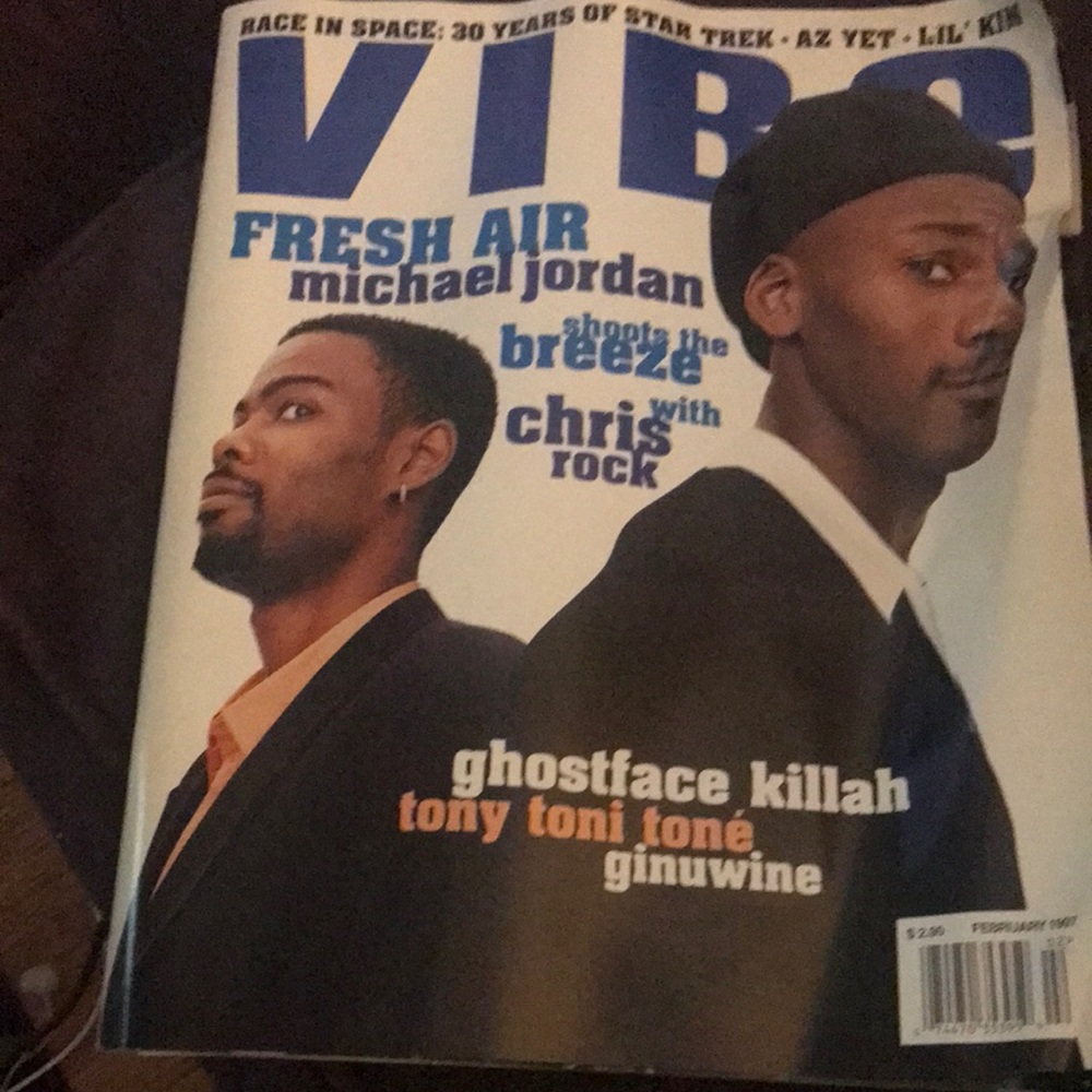 Vintage Vibe Magazine Featuring Michael Jordan & Chris Rock